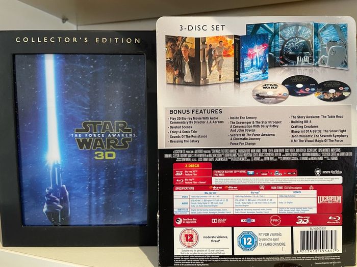Star Wars The Force Awakens 3D Collector's Edition Blu-Ray