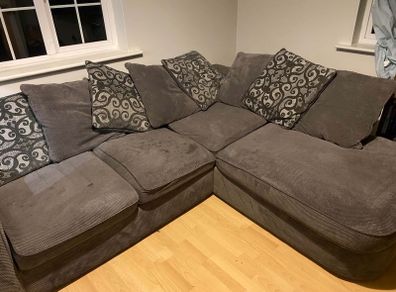 l shape and arm chair