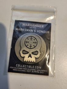 Games Workshop Marksmans Honour Warhammer 40k Collectible Coin New