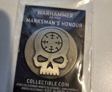 Games Workshop Marksmans Honour Warhammer 40k Collectible Coin New