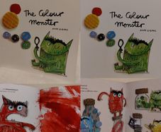 The colour monster Story book by  Anna Llenas