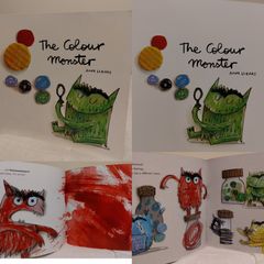 The colour monster Story book by  Anna Llenas