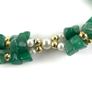 Vintage green chalcedony necklace Image 8