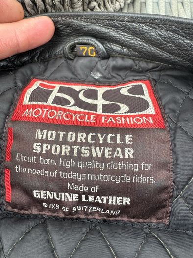 Leather jacket and trousers