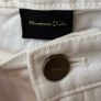 Massimo Dutti White Slim Straight Mid-Rise Jeans Image 5