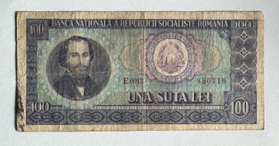 Romania 100 Lei 1966 Banknote