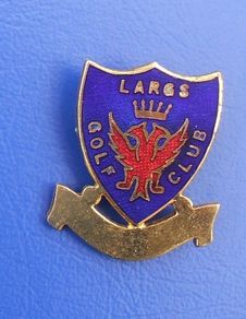 LARGS GOLF CLUB (Ayrshire, Scotland) - membership enamelled badge (c.1960's)