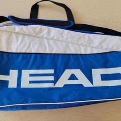 Tennis bag Head, 6 Racket, blue and white