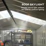 9 x 6ft Metal Garden Storage Shed Image 5