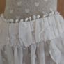Zara cream dobby top uk10 Image 7
