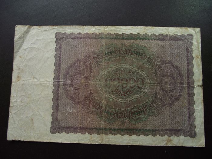 Germany. Reichsbanknote. 100,000 Mark (1.2.1923)