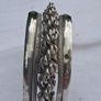 1950's Egyptian Sterling Silver Cuff Braclet(52 grams) Image 3