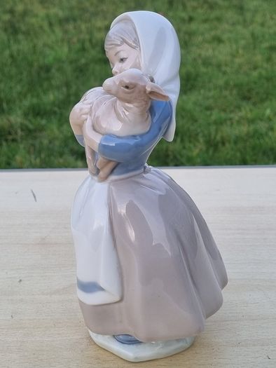 Nao by Lladro"Lamb in Arms" Porcelain Figurine