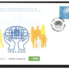 2008 Ireland 50th Anniversary of the Credit Union Movement in Ireland Commemorative Stamp An Post First Day Cover (FDC)