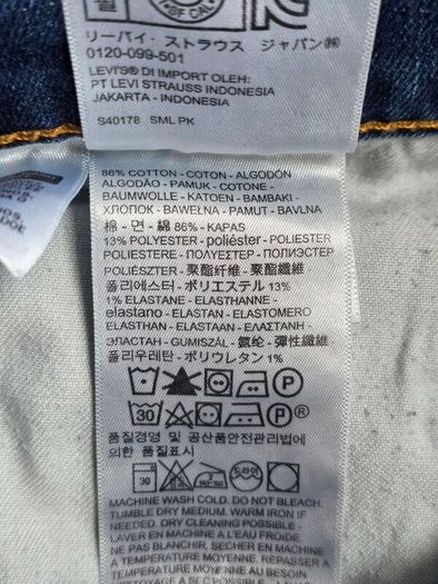 Levi's 514 Straight Jeans Size 36, leg 27