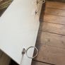 Two original, Art Deco period wall mounted basin splashback with mirror and bathroom fixtures Image 4