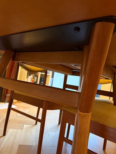 West Elm extendable dining table - mid-century
