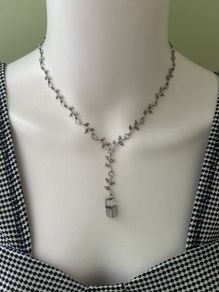 Silver tone jewelley set