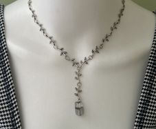 Silver tone jewelley set
