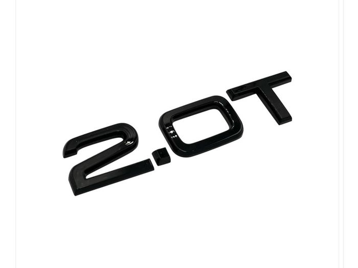 2.0T Car boot rear badge lettering