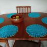 Vintage tablemats, placemats, doily, 1970s Image 2