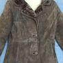 Vintage Ladies Mocklers Genuine Leather Shearling Nor'Easter Long Coat Size UK 8 Image 6