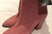 Pink Corduroy Boots