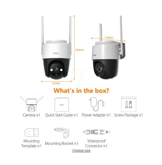 IMOU Cruiser Surveillance camera, IP, LAN, Wi-Fi, outdoor