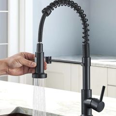 kitchen tap black