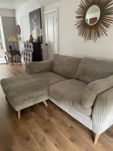 Benji DFS 3 seater L shaped couch
