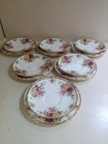Royal Stafford 'Bouquet' 6 x Replace Side Plate and Saucers