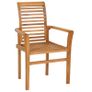 7 Piece Garden Dining Set Solid Teak Wood Image 7