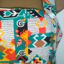 Vintage Pinafore summer dress abstract pattern Made in Ireland size Small Postage included Image 7