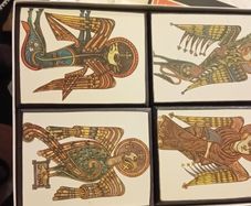 Set Of Four Vintage Book Of Kells Plaques