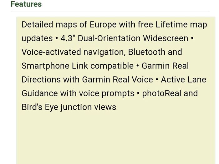 Garmin Nuvi 2497 with Lifetime Maps Inc Postage