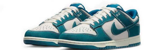 Nike Dunk Low Retro SE Industrial Blue Shasiko Denim UK 11 / US 12 DEADSTOCK