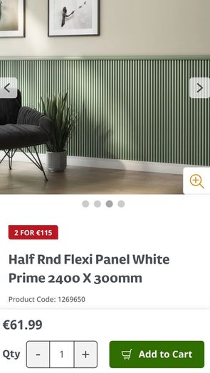 Half Rnd Flexi Panel