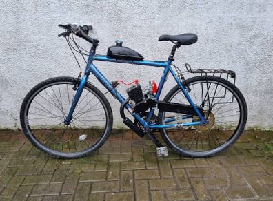 Trek Bicycle and 110cc Engine Kit