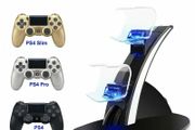 Xbox One S X Controller Dual Charger Docking Station Charging Stand Dock Black.