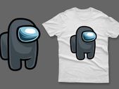 Grey impostor among us t-shirt impostor t-shirt