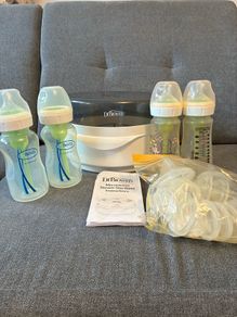 Dr Brown's bottles and microwave steam sterilizer