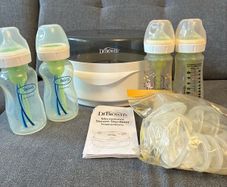 Dr Brown's bottles and microwave steam sterilizer