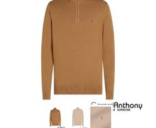 Tommy hilfiger cashmere knit quarter zip