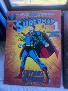 Huge Superman canvas 80x60