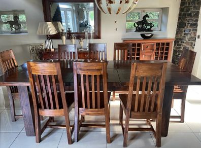 wooden dinner table