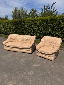 Sofa and armchair