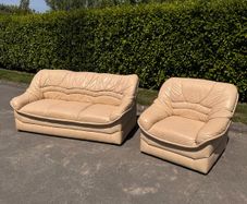 Sofa and armchair