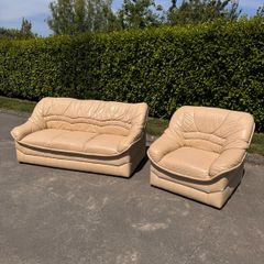 Sofa and armchair