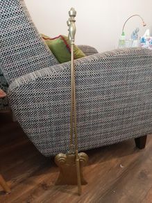 Brass Fireplace Set Art Nouveau Style