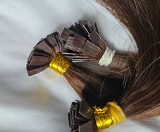 Hair extensions brown